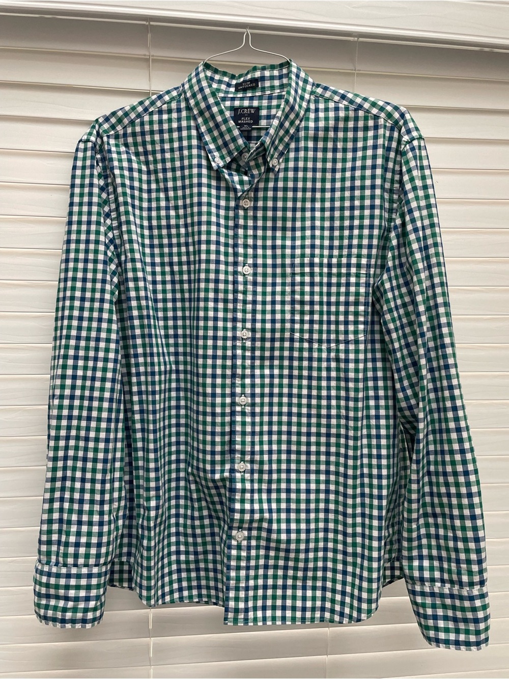 J Crew Slim Untucked Button Down Shirt XL